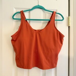 lululemon athletica Orange Tank Top